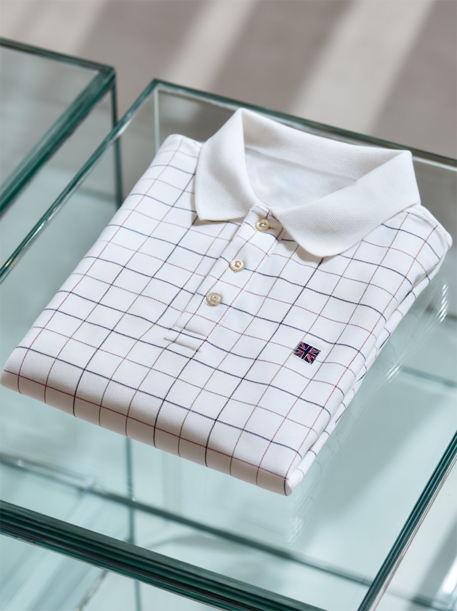 Camisa polo ejecutivo casual Union Jack Button de manga corta para hombre