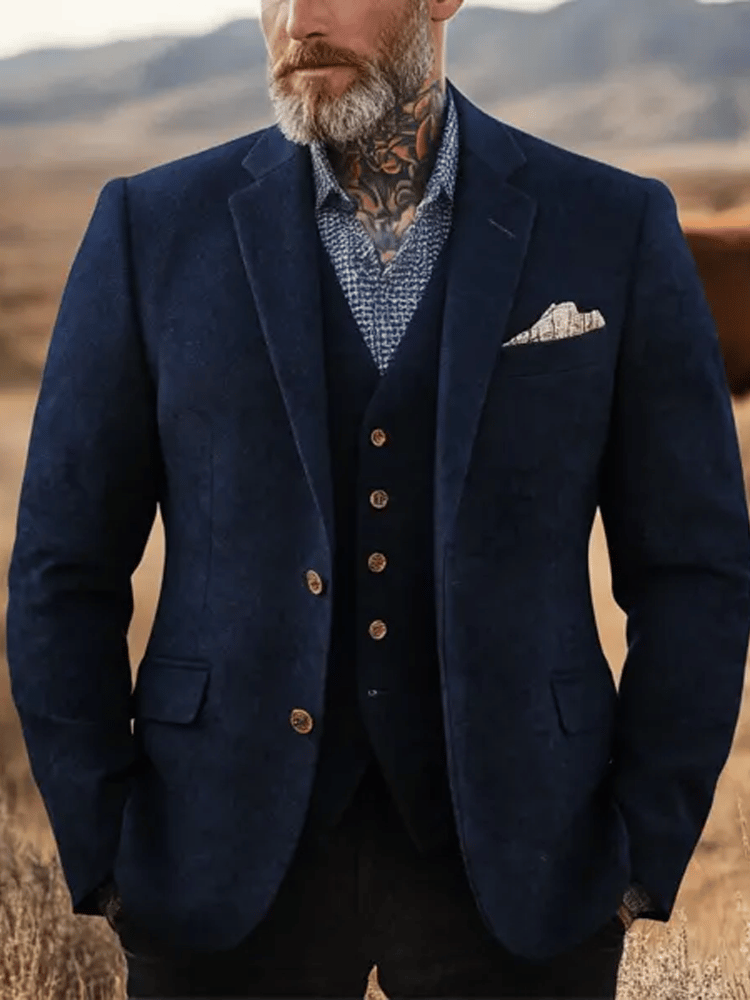 Saco vintage Western para hombre