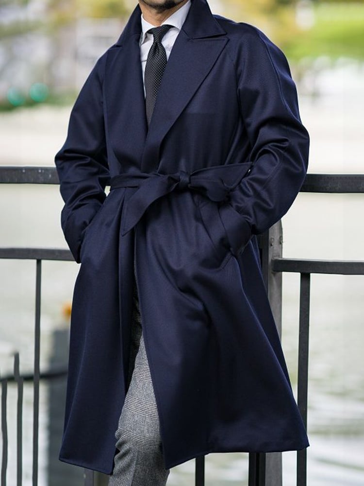 Light de lujo ejecutivo bolsillo Windbreaker para hombre