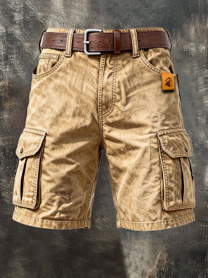 Shorts retro para exterior Functional para trabajo para hombre