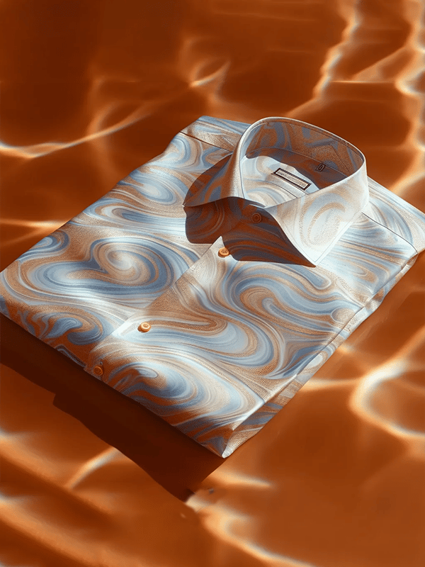 Camisa de lujo Gorgeous de manga larga para hombre