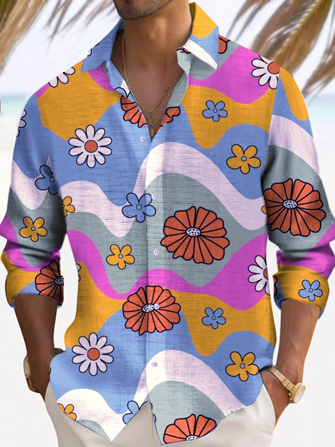 Elegante casual Art Geometric Princamiseta