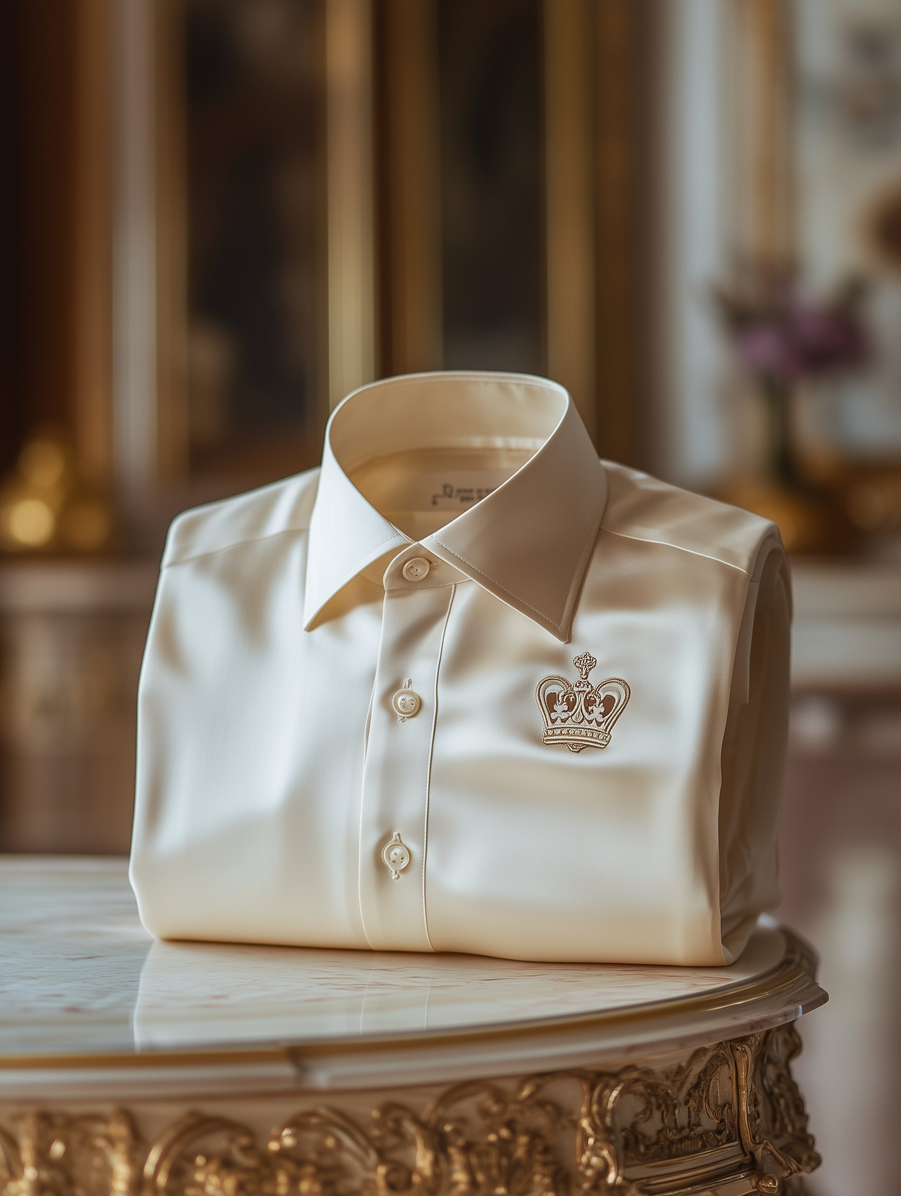 Camisa Baroque de manga corta con botones para hombre