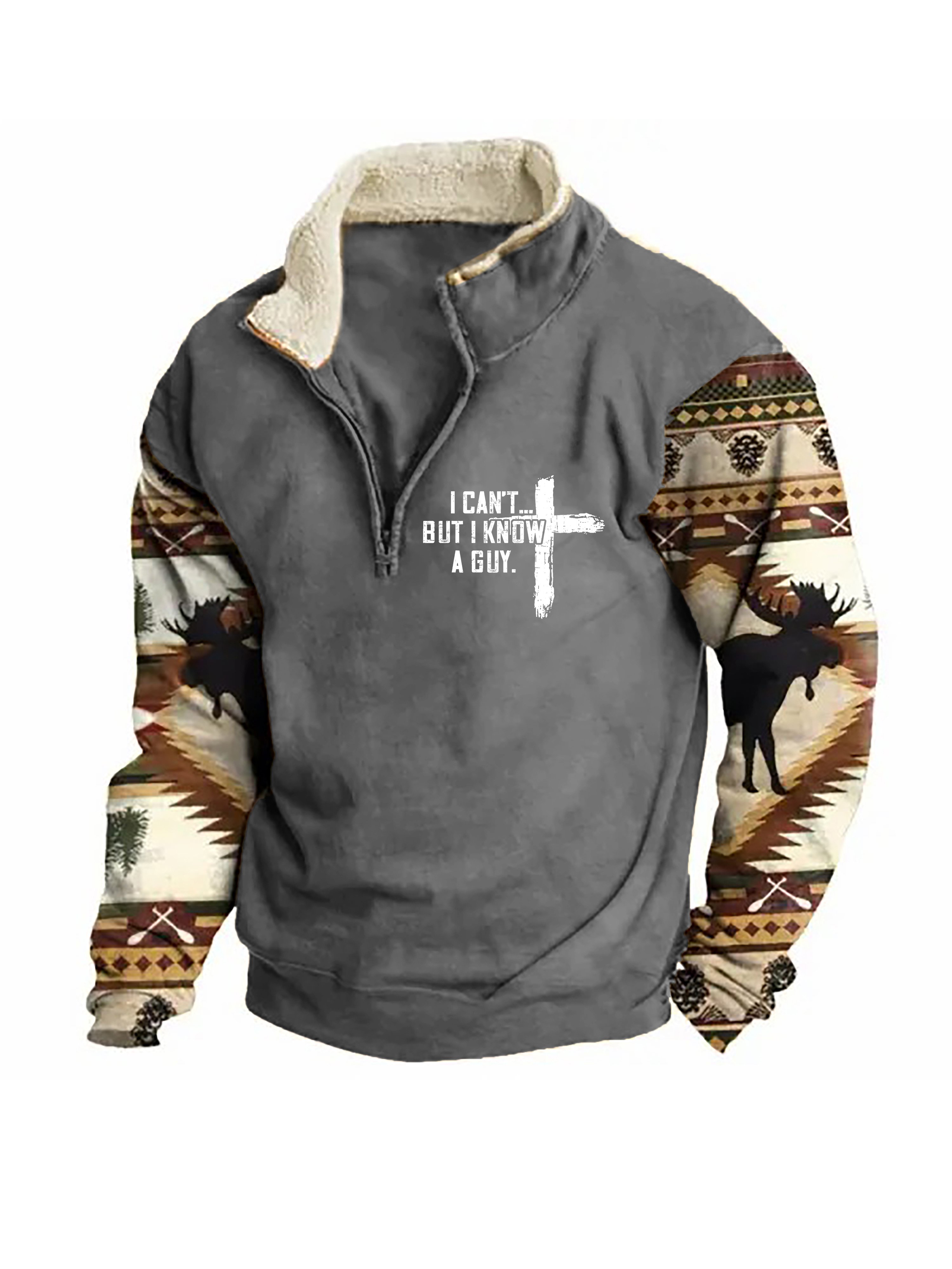 Sudadera I Can't But I Know A Guy Zip Colorblock Stand cuello para hombre