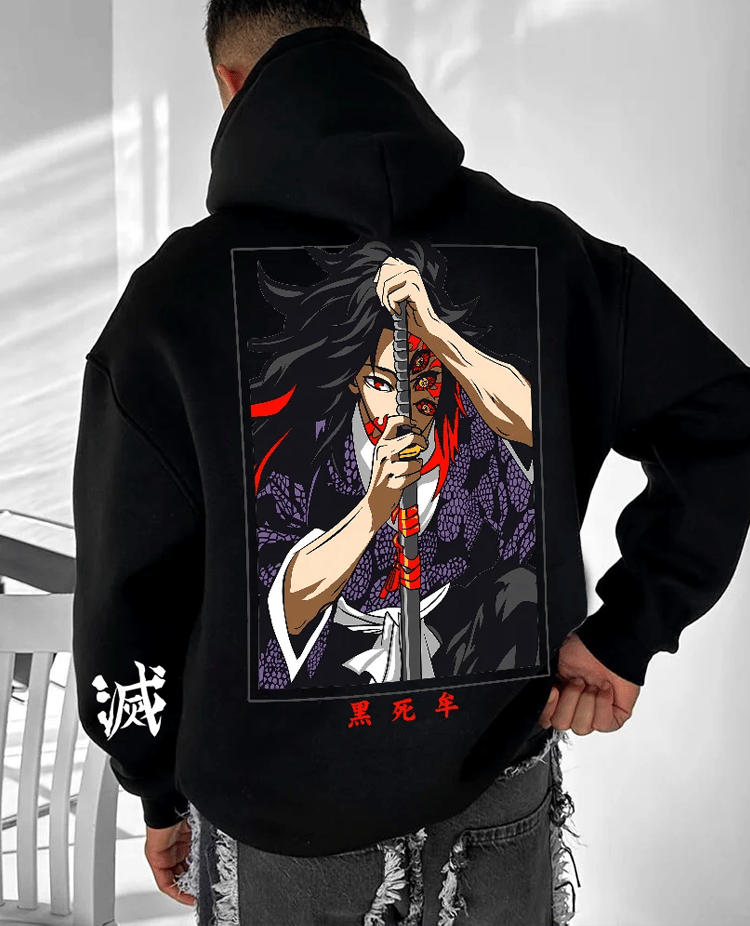 Sudadera de moda estampado casual con gorrasucha para hombre