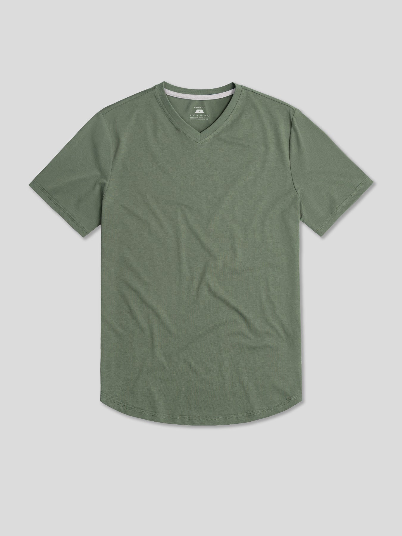 StayCool 2.0 V-neck Curve-Hem Tee: clásico Fit