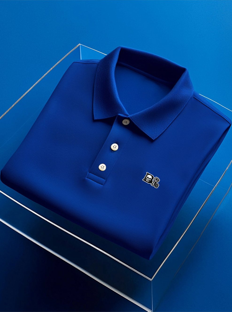 Camisa polo ejecutivo casual Button de manga corta para hombre