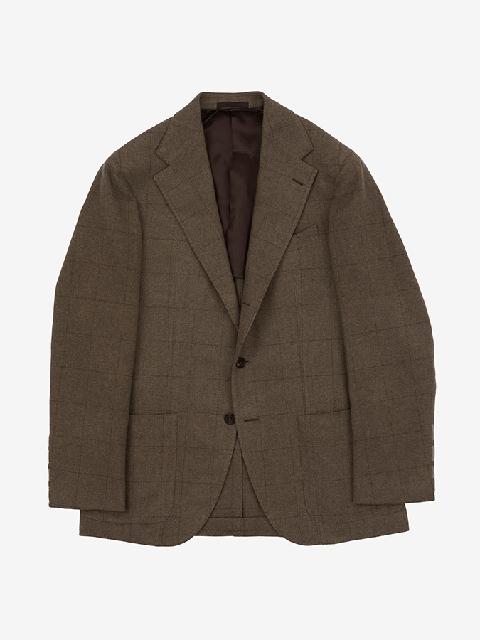 De modaable a cuadros Design Single-Breasted bolsillo Design casual Suit para hombre