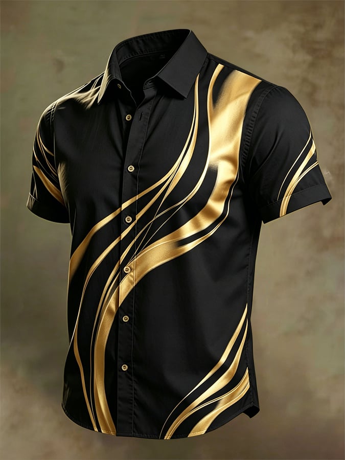 Camisa de manga corta ejecutivo para hombre