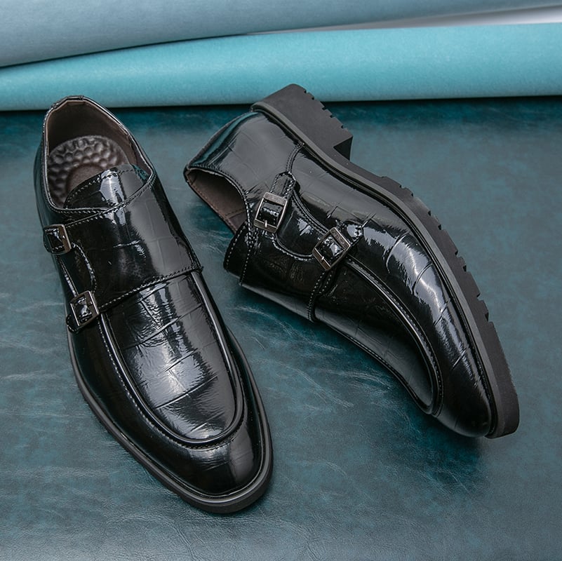 Zapatos New clásico cuero Wedding Party ejecutivo de moda Slip On Men Dress