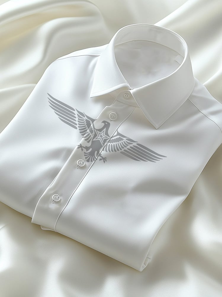 Camisa ejecutivo casual solapa de manga corta para hombre