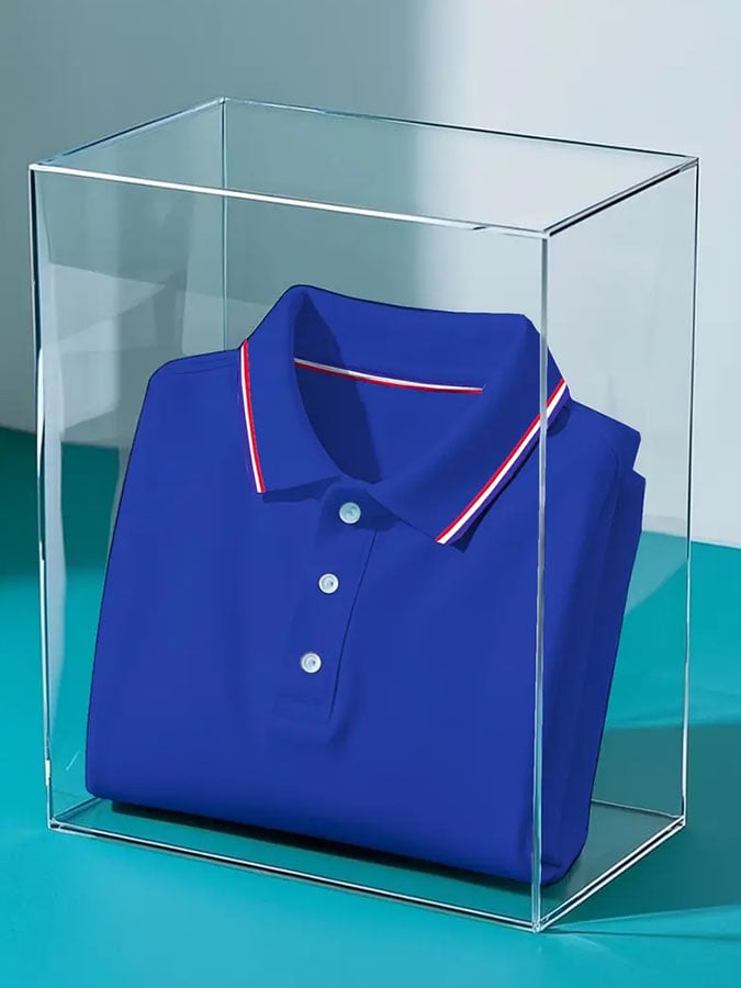 para hombre casual clásico Contrast Pattern de manga cortad camisa polo