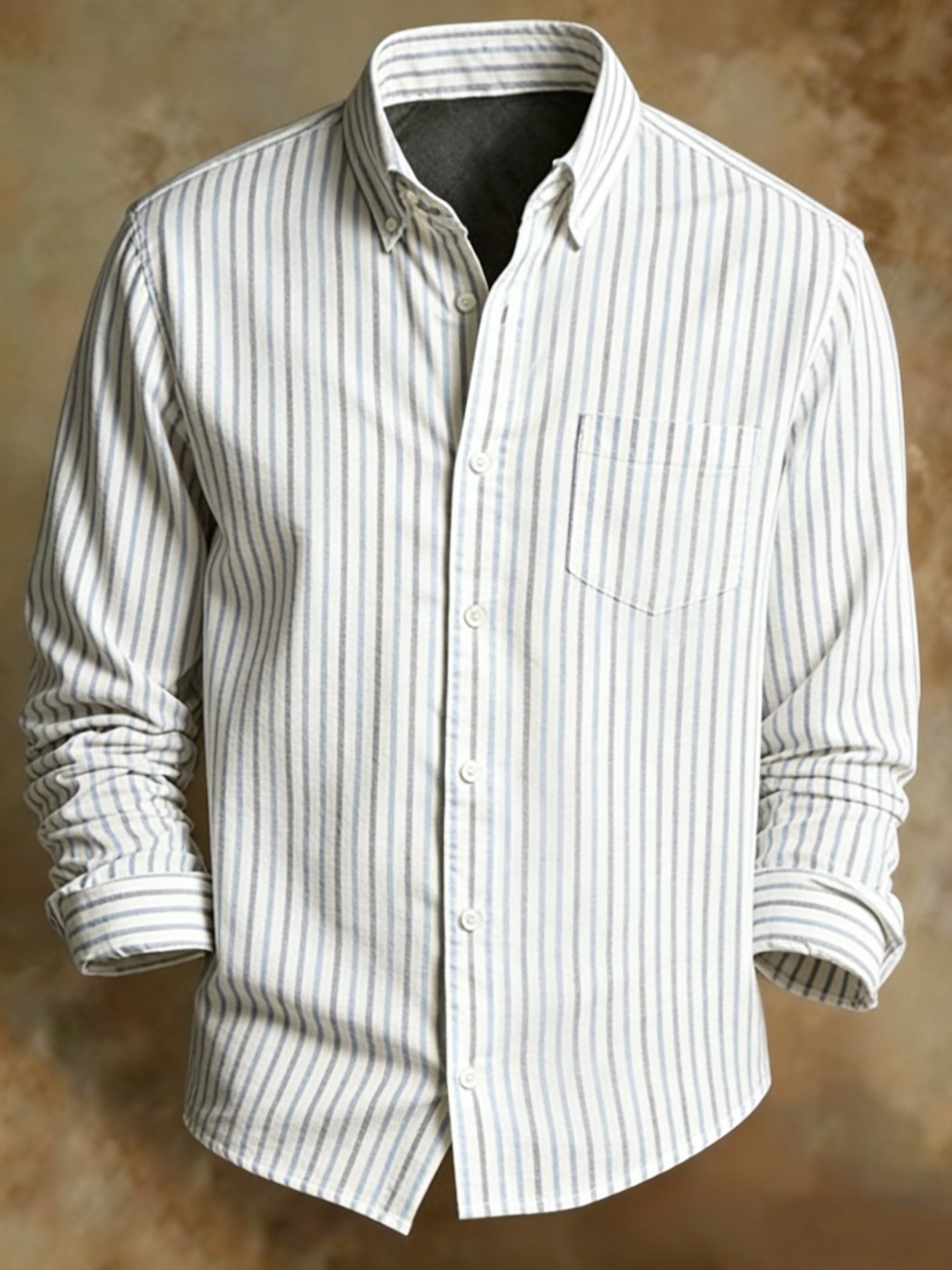 Camisa retro Abstract Art estampado diseño ejecutivo Style para hombre