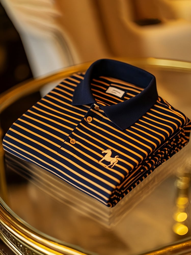 Camisa polo ejecutivo casual Button de manga corta para hombre