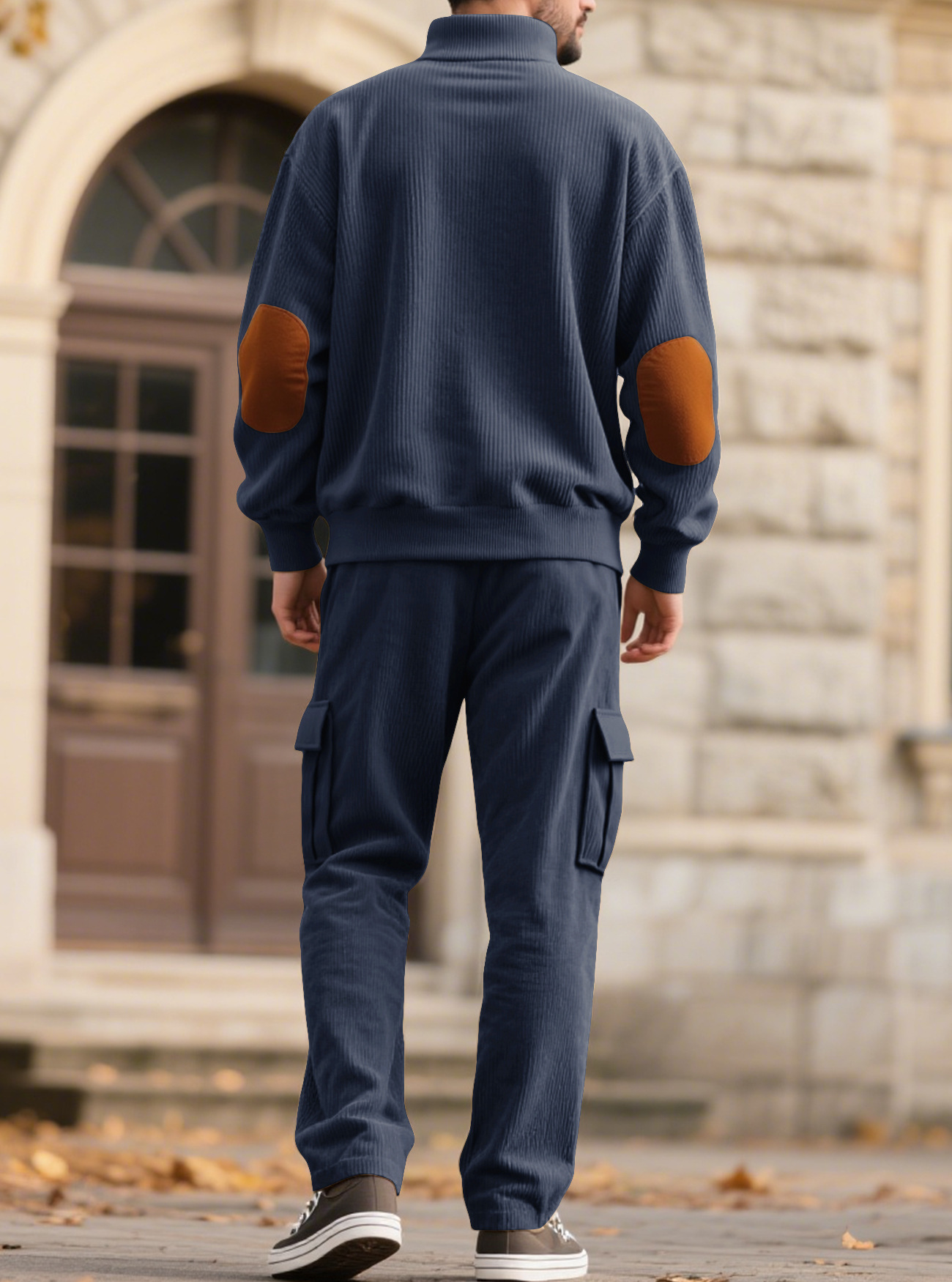 Pullover and cargo pantalón set