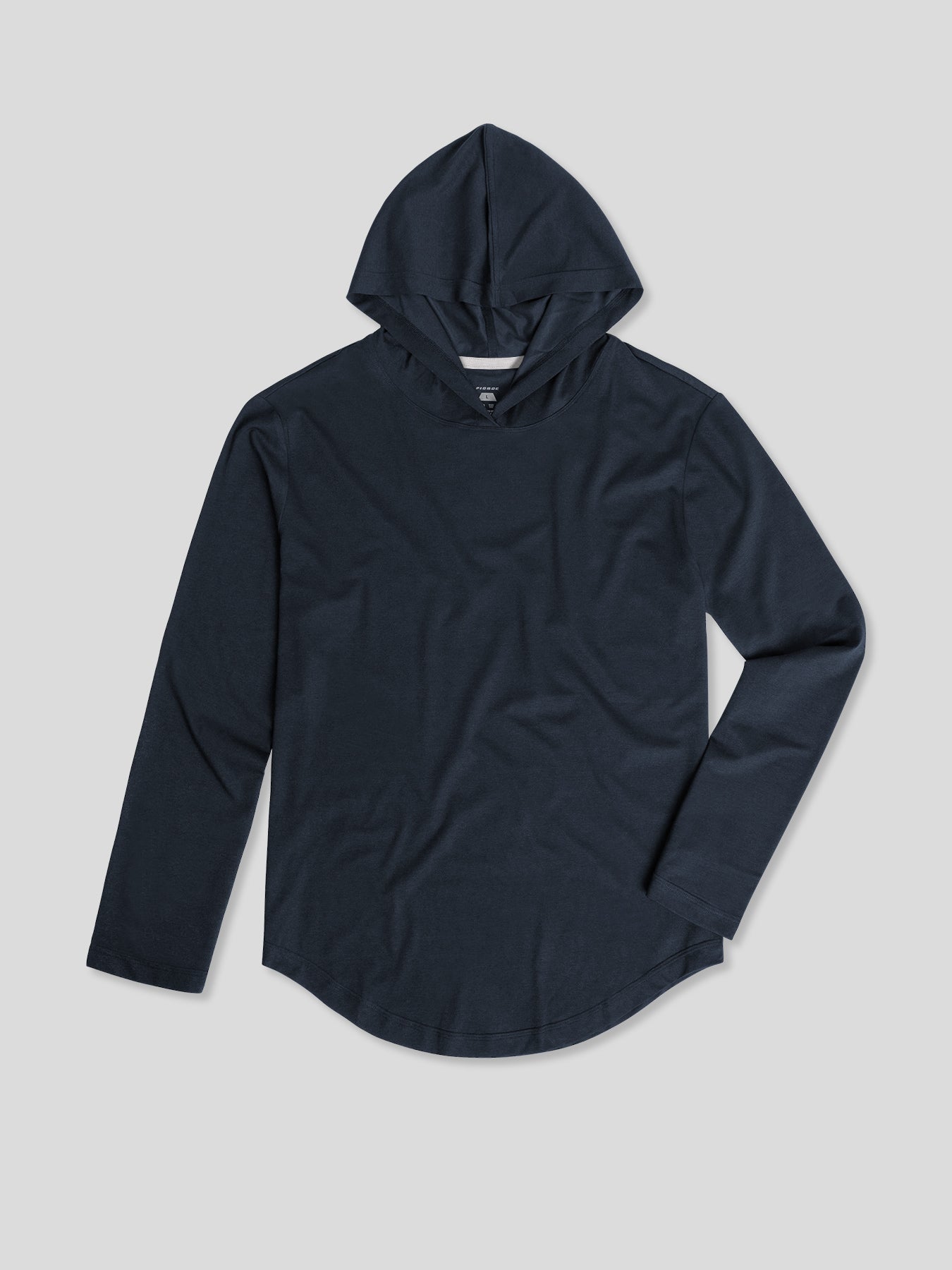 StaySmooth de manga larga Hooded Drop-Cut Tee