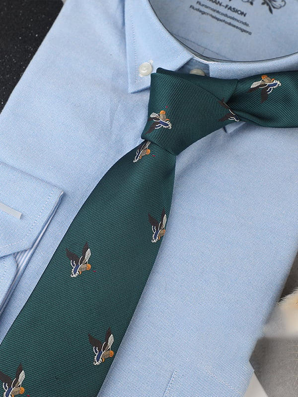Camisa retro Gentleman Wedding Busines Tie para hombre