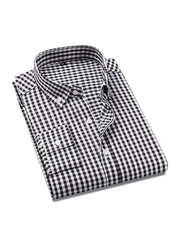 Camisa de lujo ejecutivo a rayas de manga larga para hombre