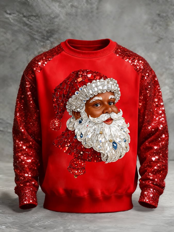 Sudadera Christmas estampado Pullover para hombre