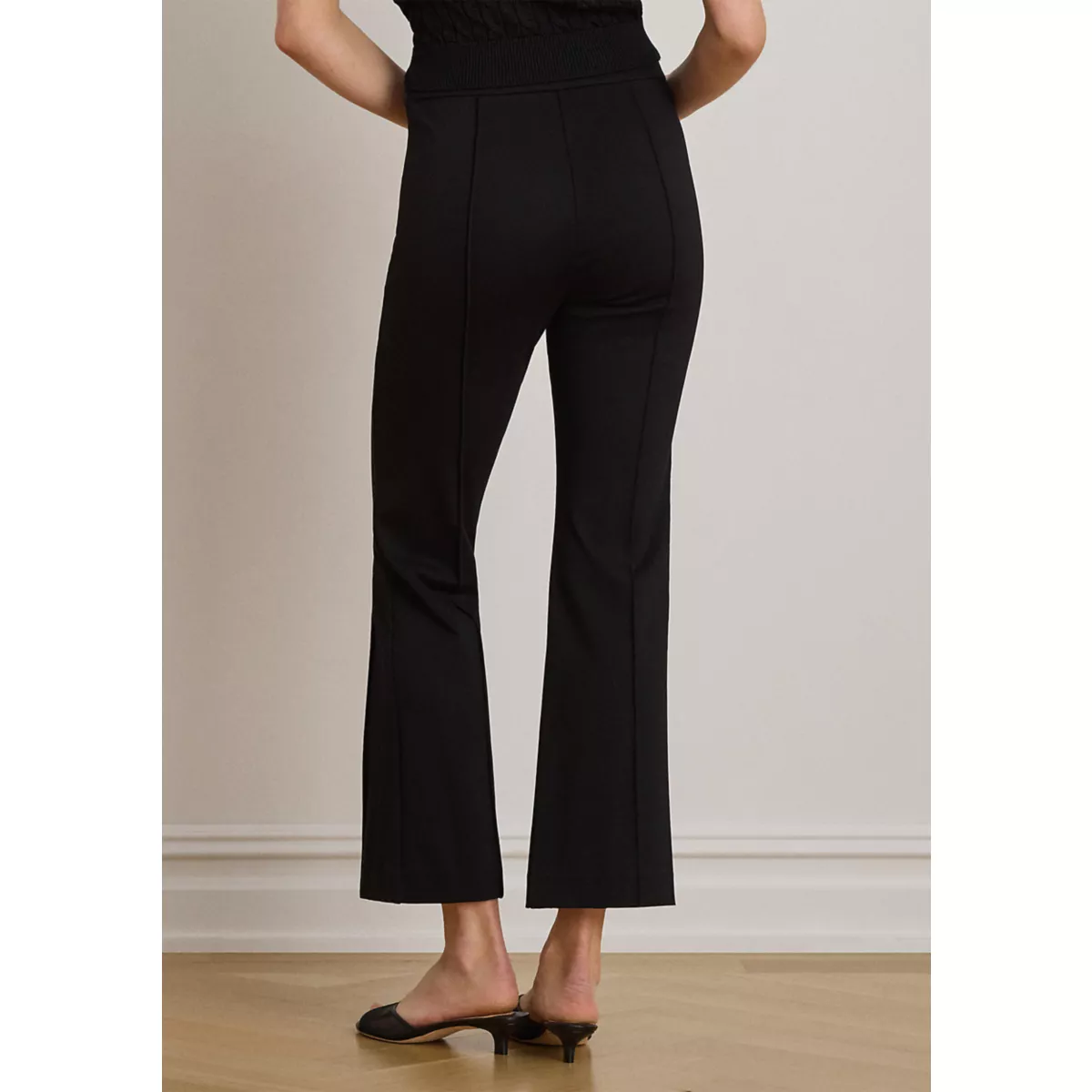 Women's Twill Flare Ankle Pants - 2