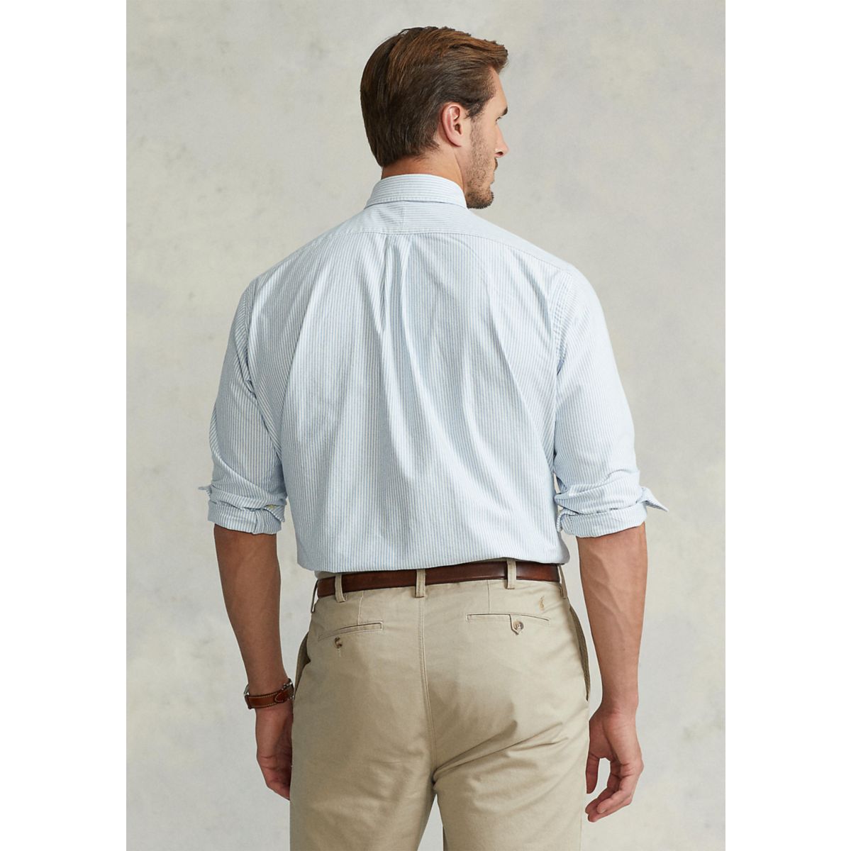 Big & Tall Classic-Fit Stripe Oxford Shirt - 2