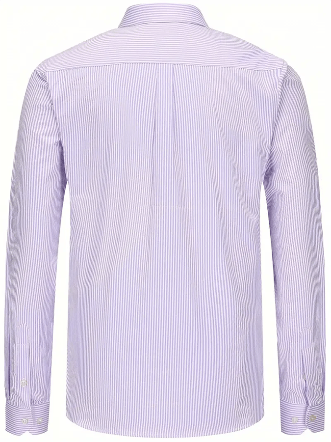 Camisa a rayas ejecutivo casual para hombre