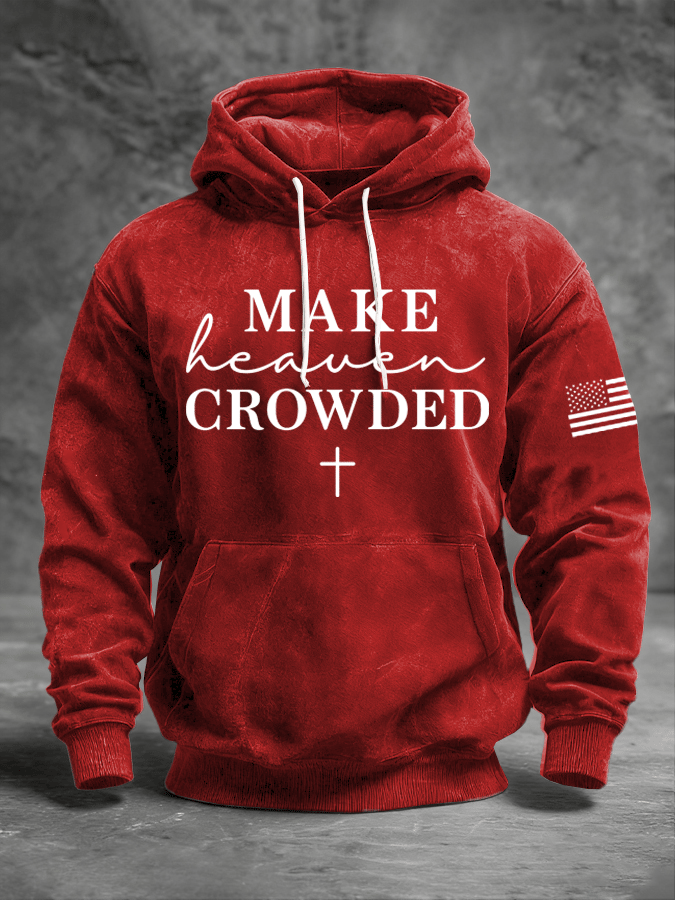 Sudadera Faith estampado de manga larga Hooded para hombre