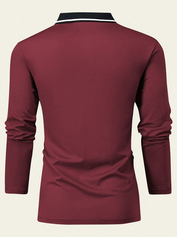 Camisa casual ejecutivo de moda polos para hombre