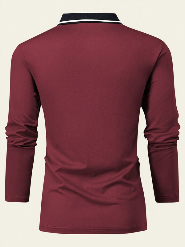 Camisa casual ejecutivo de moda polos para hombre