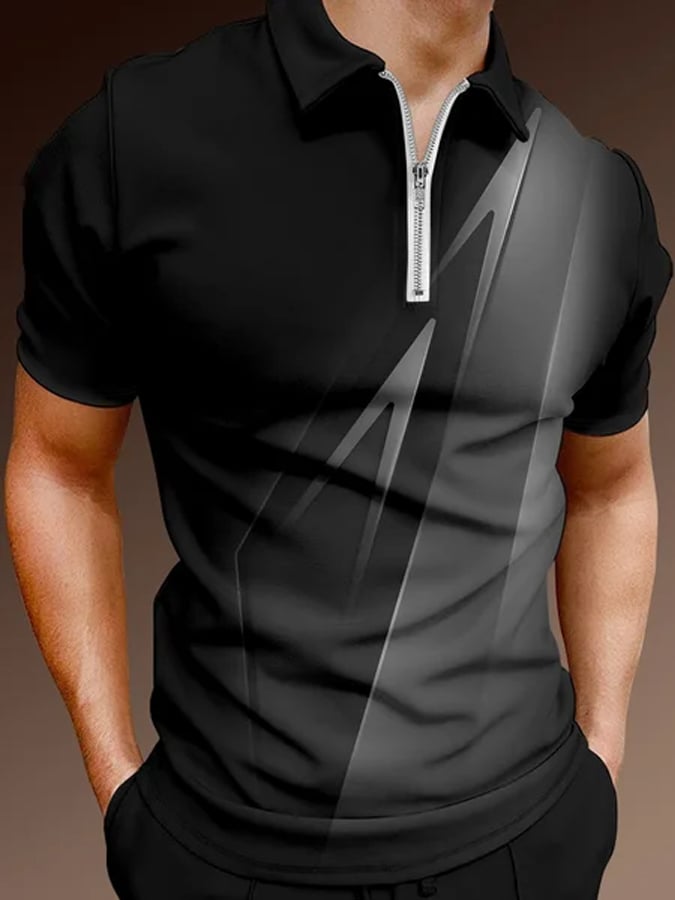 Camisa polo casual Color para hombre