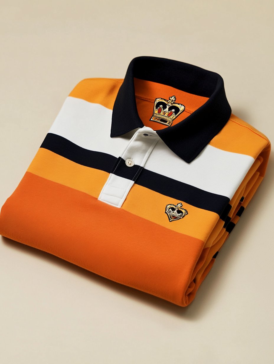 Camisa polo ejecutivo casual Artistic Button de manga corta para hombre