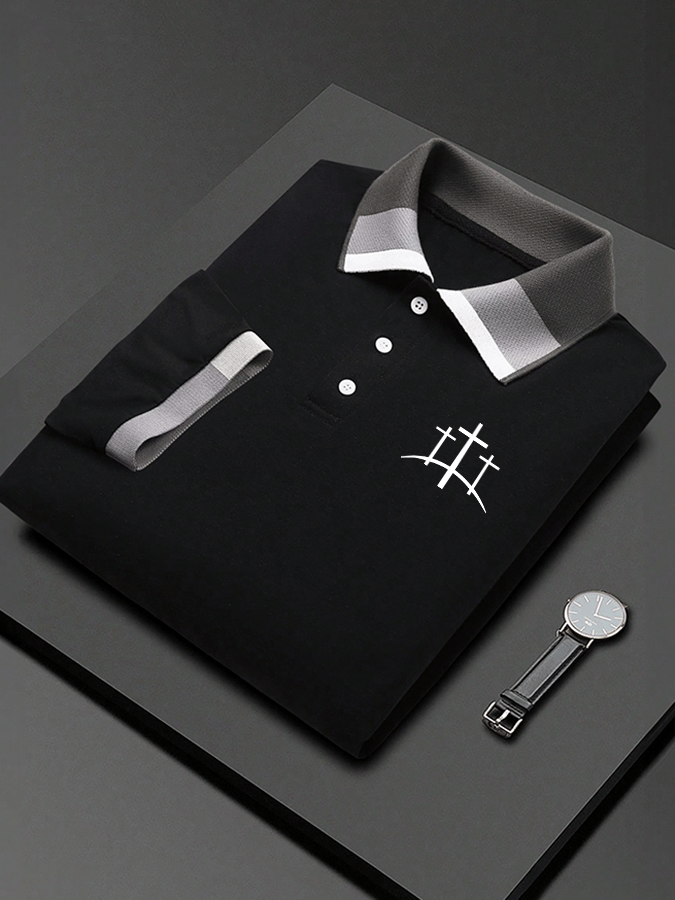 Camisa polo Faith estampado para hombre