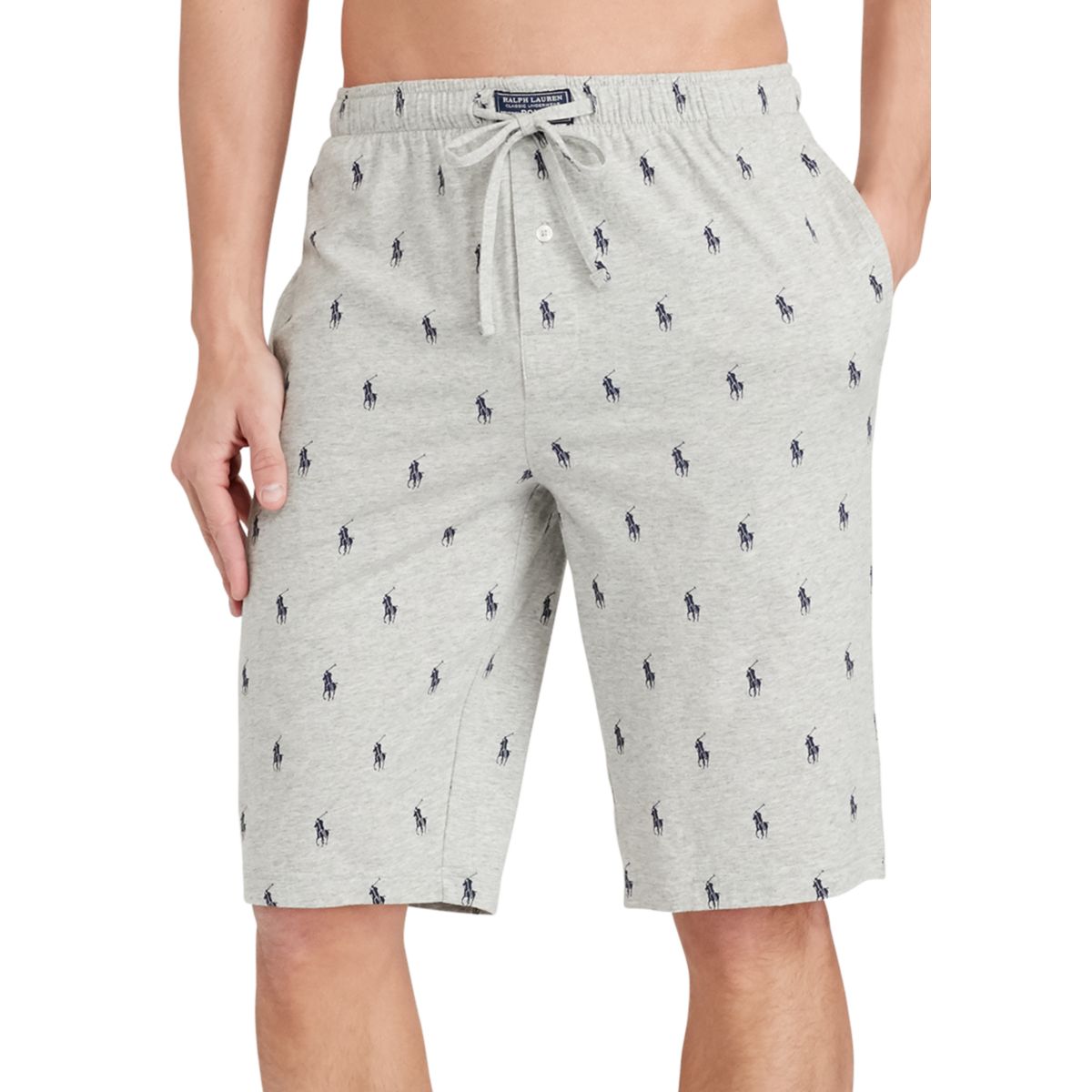 Allover Pony Pajama Shorts - 1