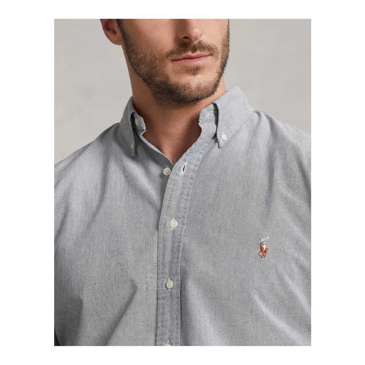 Big & Tall Oxford Short-Sleeve Shirt - 3