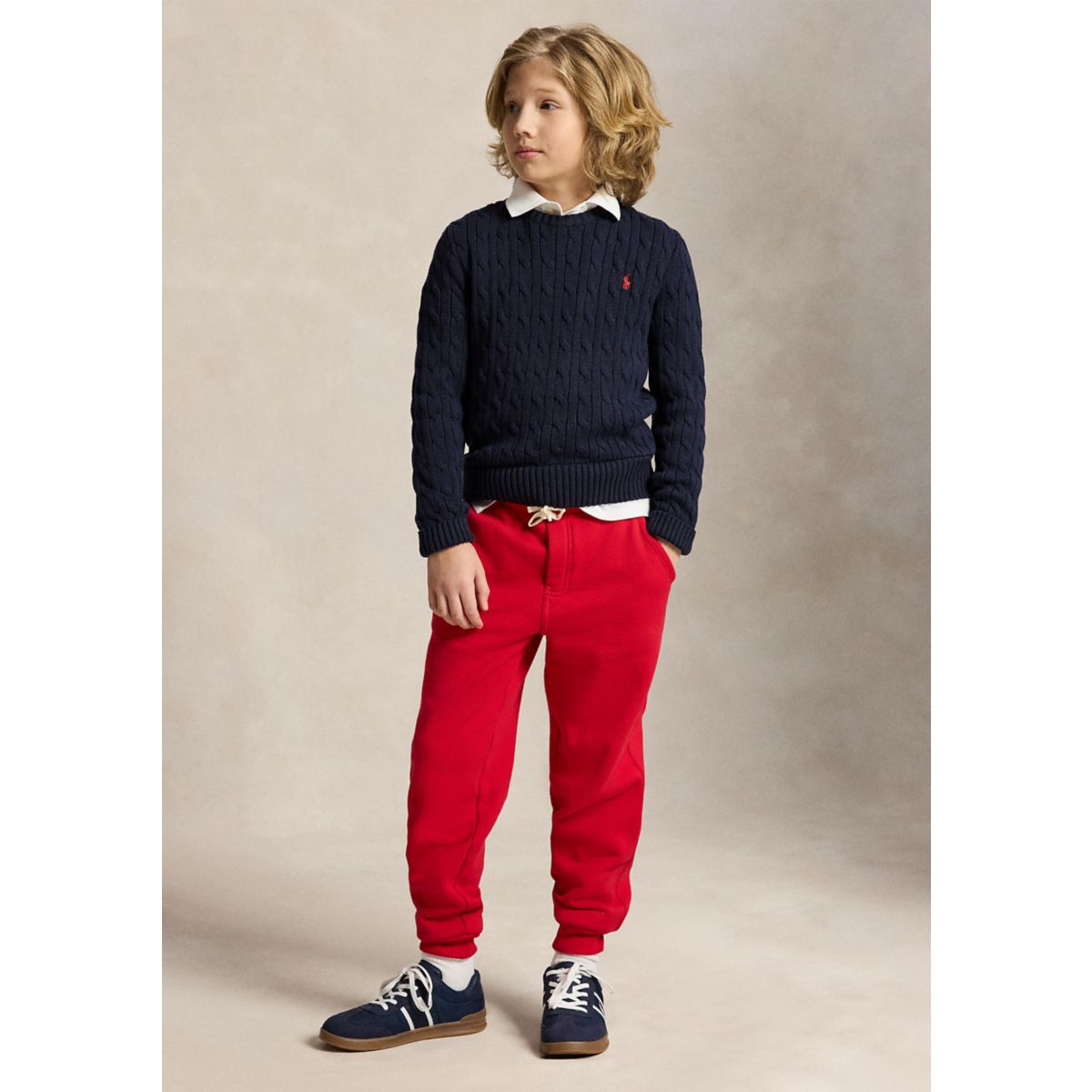 Boys 8-20 Cotton-Blend-Fleece Joggers - 3