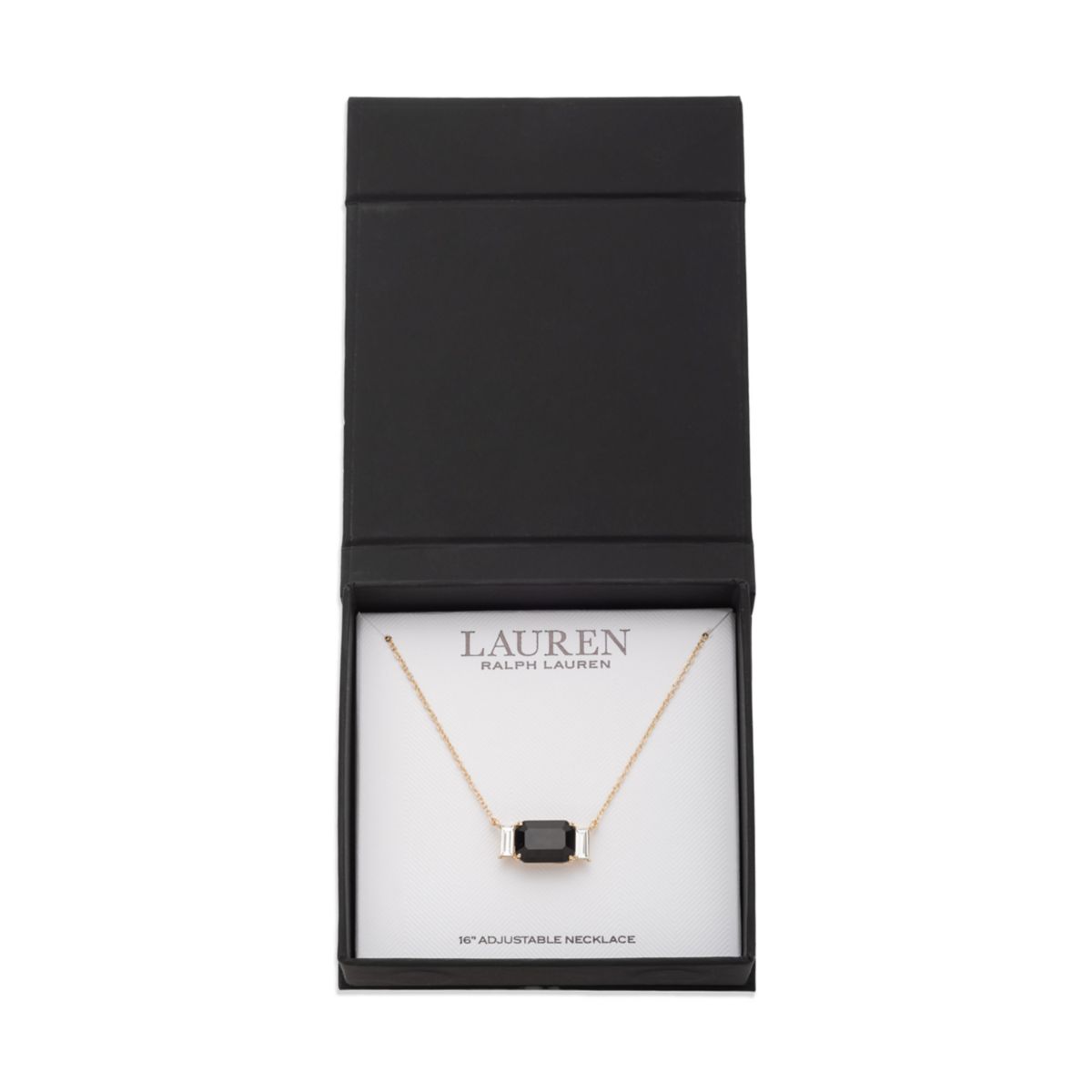 Stone Gold Tone Pendant Necklace - 2
