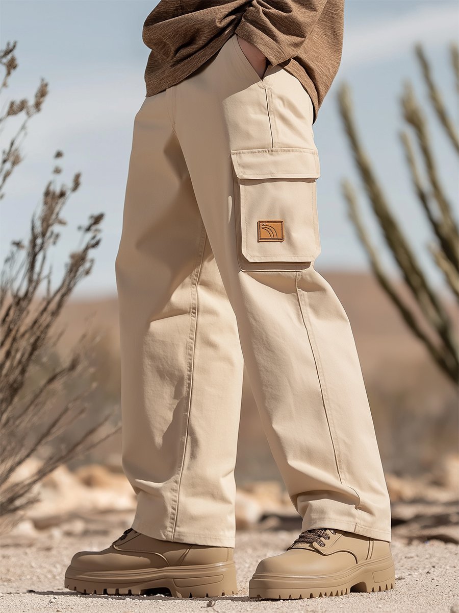 Vintage Multi-bolsillo Overalls para hombre