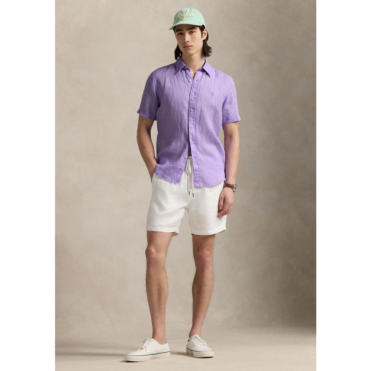 Classic Fit Linen Shirt - 4