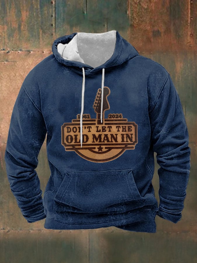 Sudadera Don't Let The Old Man In estampado Hooded para hombre