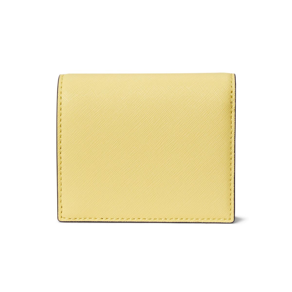 Crosshatch Leather Compact Wallet - 2