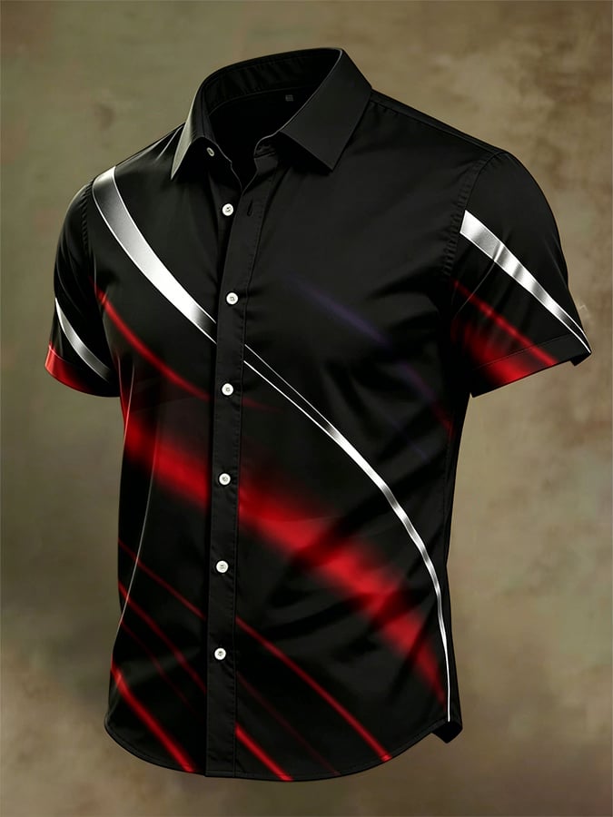 Camisa de manga corta ejecutivo para hombre