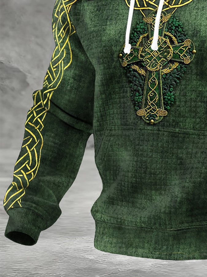 Sudadera casual estampado Hooded para hombre