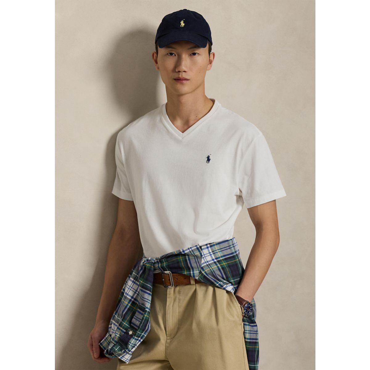 Classic Fit V-Neck T-Shirt - 2
