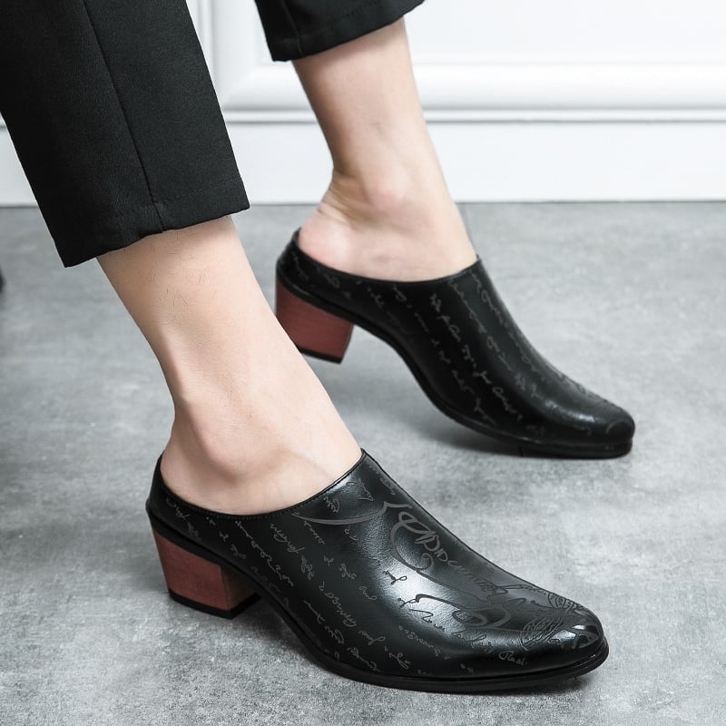 Zapatos casual British Trendy cuero para hombre
