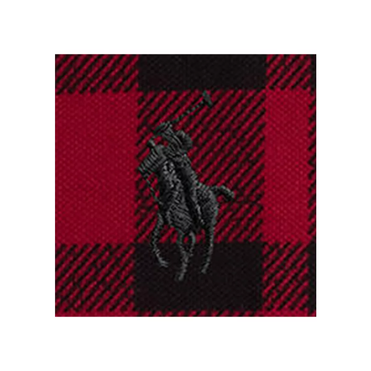 Big & Tall Plaid Mesh Polo Shirt - 5