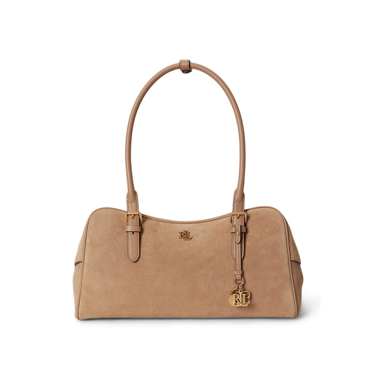 Suede Large Marcy Zip Satchel Bag - 2