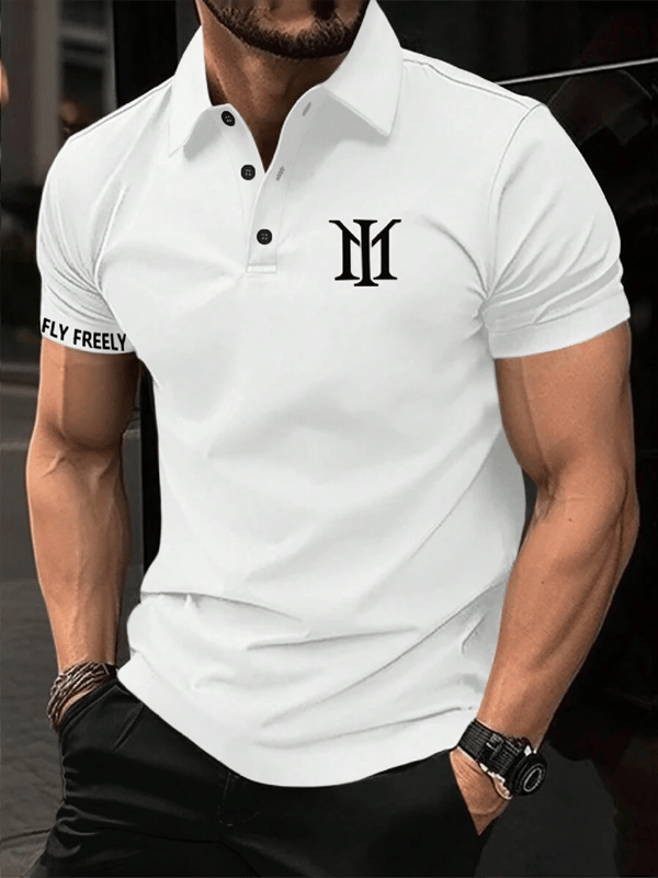 Camisa casual ejecutivo de moda polos para hombre