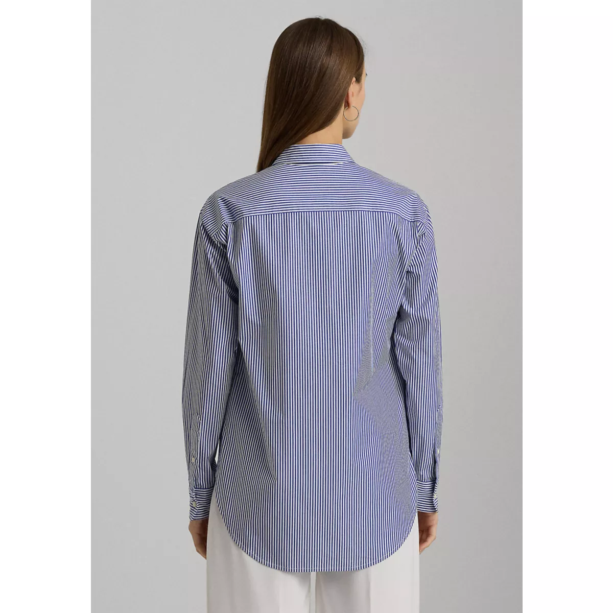 Relaxed Fit Striped Stretch Cotton Shirt - 2