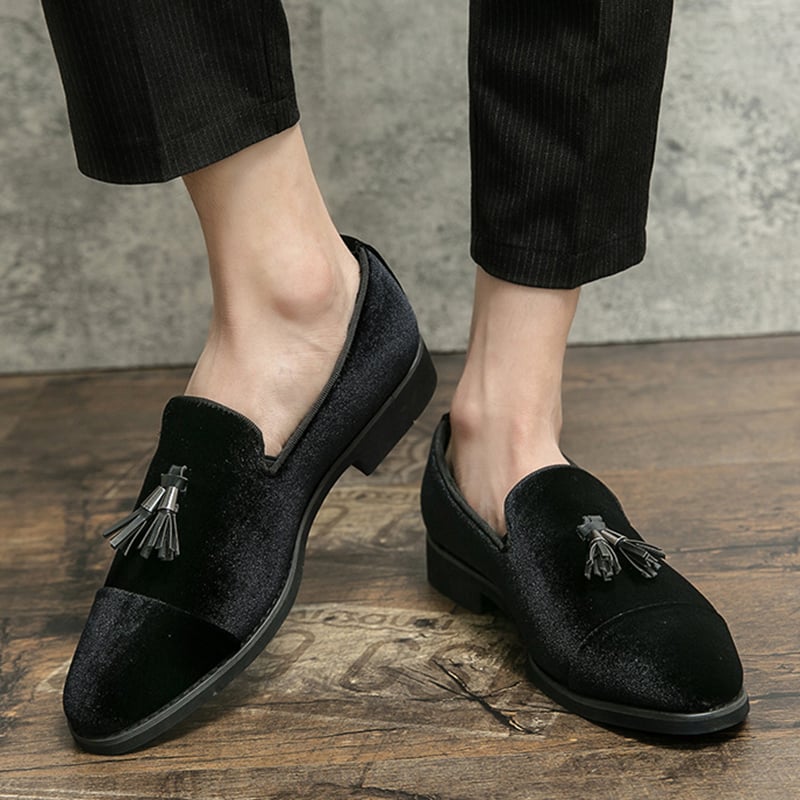 Zapatos de modaable And Versatile transpirable Tassel Design casual cuero
