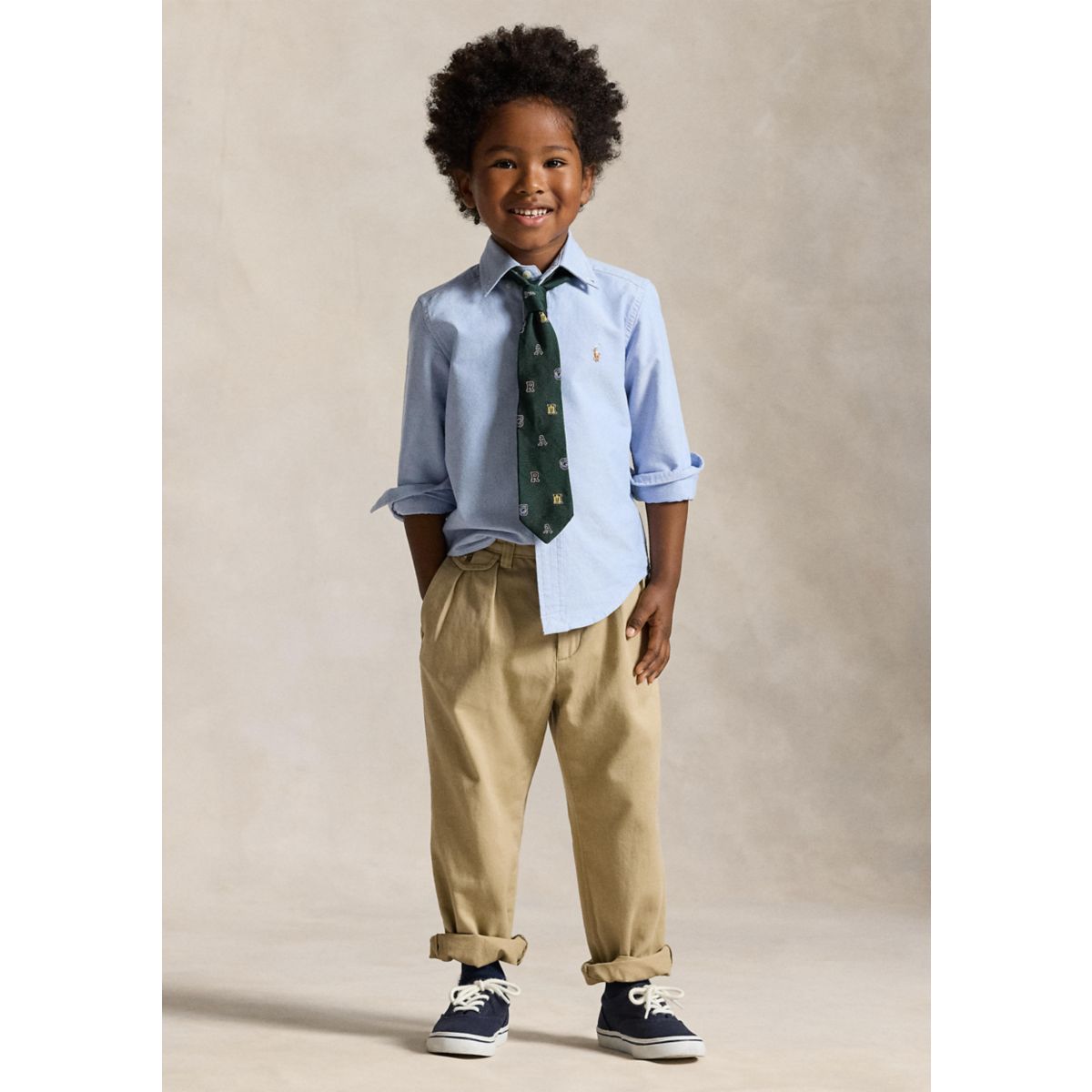 Boys 2-7 Cotton Oxford Shirt - 2